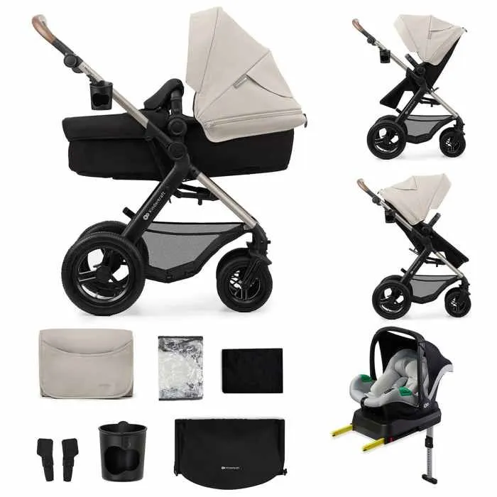 Kinderkraft - KSMOOV02GRY4000 - Poussette 4en1 MOOV 2 Moonlight Gris-0