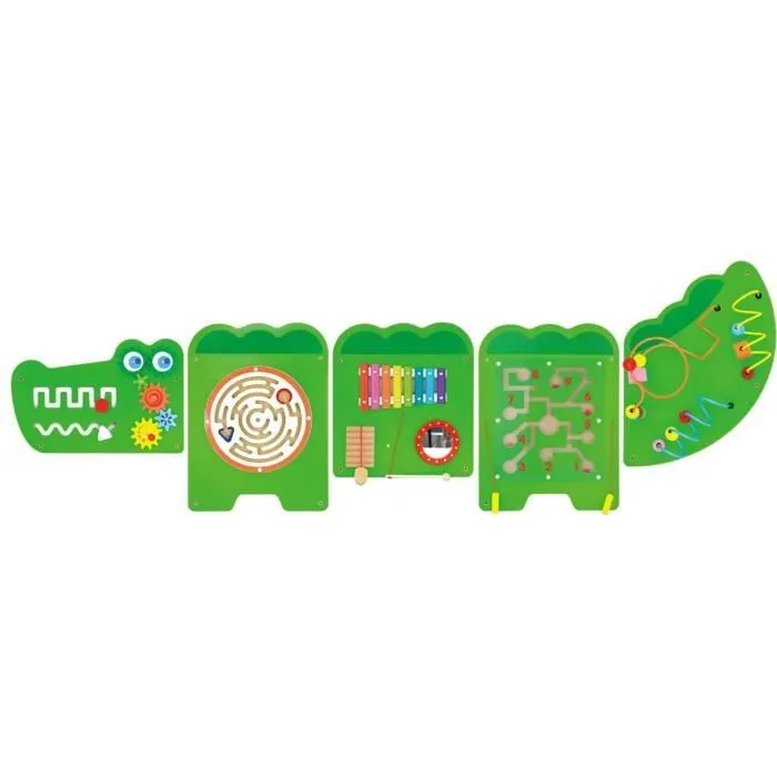 Activity-Center - Viga Toys - Krokodil - 1.87 m - Bois, Métal, Plastique - Pour Bébé-0