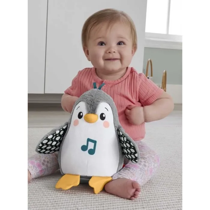 Fisher-Price-Mon Pingouin d’Éveil-Peluche Musicale HNC10-8