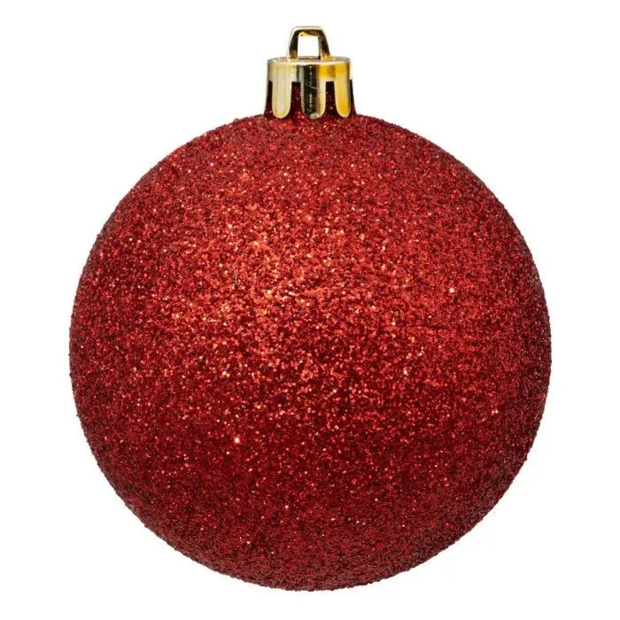 Kit de décoration de sapin - Feeric Christmas - Colorama de Noël - 18 pièces - Rouge et Doré - PVC-4