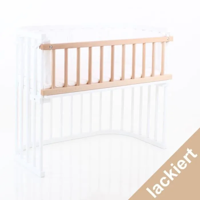 Barrière sécurité bois naturel berceau Cododo Babybay Maxi - Boxspring-0
