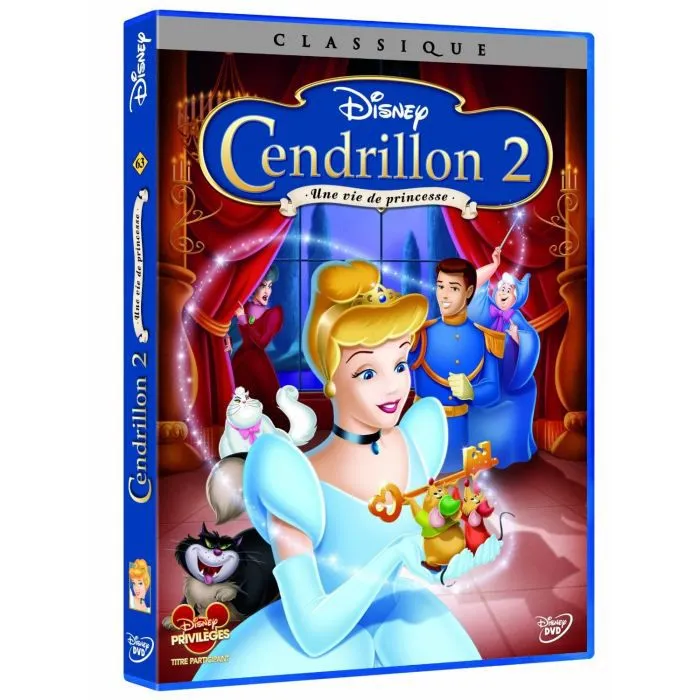 DVD - Disney - Cendrillon 2 : vie de princesse - Animation - Enfant - Français-0