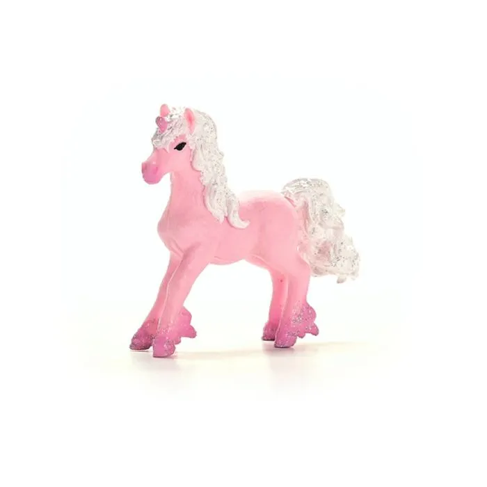 Figurine - Schleich - Poulain Licorne fleuri - Noir, Rose, Blanc - À partir de 5 ans - Mixte-4