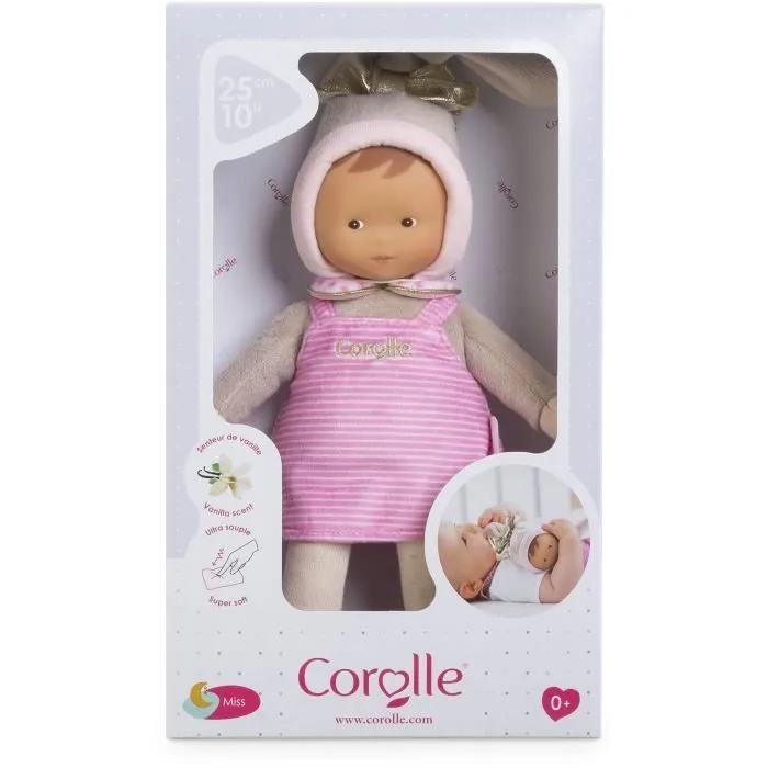 Mon Doudou COROLLE - Miss Rayée Rêves d'Etoiles - 25 cm - petite poupée - senteur de vanille - dès la naissance-4