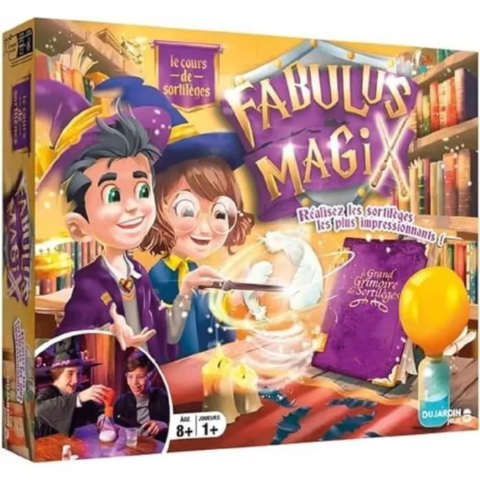 Fabulus Magix - Jeu de société - DUJARDIN - Manipulez la baguette magique pour des sortilèges impressionnants !-0
