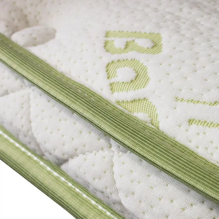 Surmatelas Bambou Soft 140x190 Sampur | Épaisseur 8 cm | Mémoire de Forme | Mousse Haute Résilience | Confort Équilibré et Tonique-2