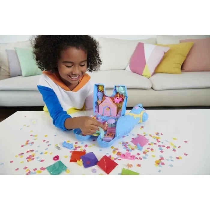 Polly Pocket-Soirée Pyjama-Grand Coffret Lama Surprises, dès 4 ans HHX74-2