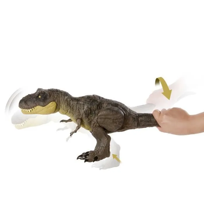 Figurine Tyrannosaure Stomp N' Escape T. Rex - Jurassic World - MATTEL - Figurine sonore et articulée-3