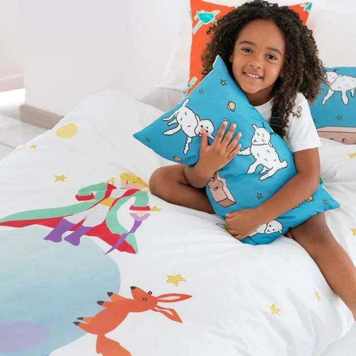 Parure housse de couette 2 pièces Le petit prince 155x220 cm (Lit 80/90)-0