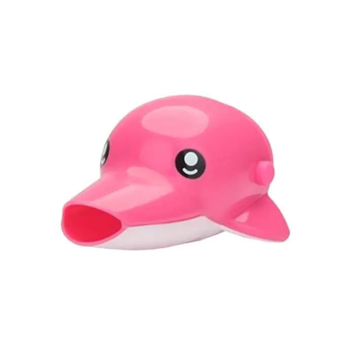 SHOP-STORY - Prolongateur de robinet en forme de dauphin rose-0