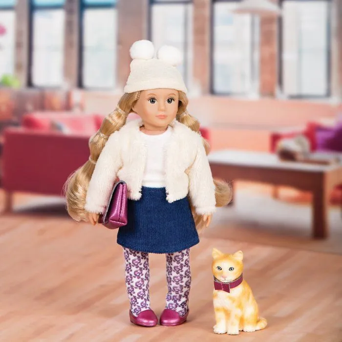 Poupee Lori - LO31223Z - LO31099Z Poupee Lilith avec Chat Clover Fashion et Accessoires-1