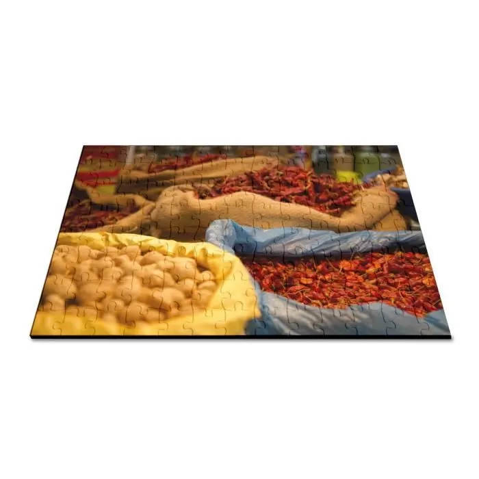 Puzzle Classique - FABULOUS - Sac de Piment Epices Inde - 100 Pièces - Mixte - Adulte - Intérieur-2