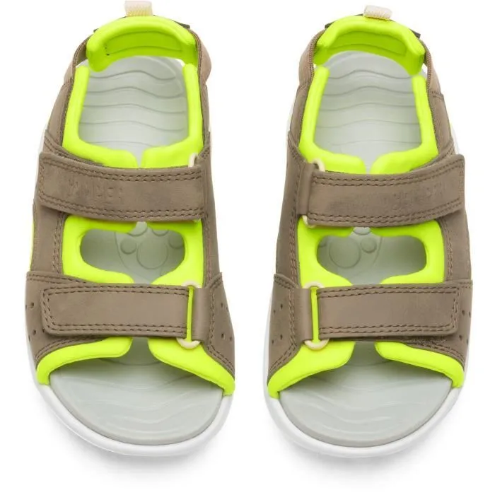 Sandales - CAMPER - Wous - Multicolores - Cuir - Velcro-3