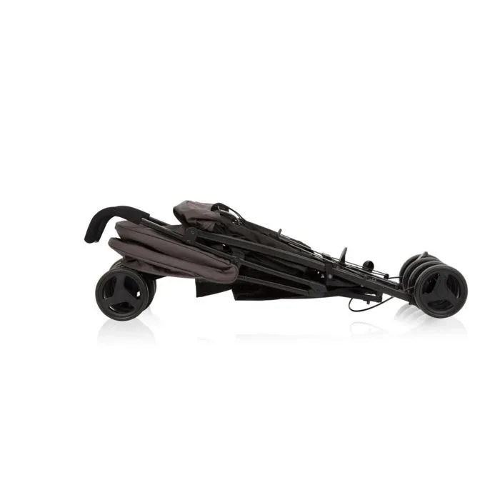 Poussette canne - GRACO - Travelite Black Grey - 8 roues - Pare-soleil rétractable - Harnais 5 points-3