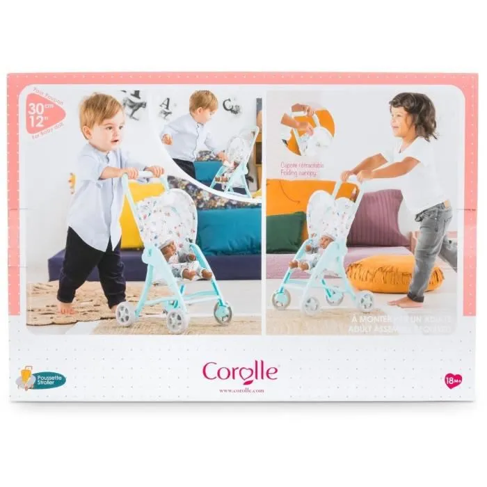 Bebeboutik Poussette menthe COROLLE Mon Premier Poupon Pour poupon 30 cm Des 18 mois