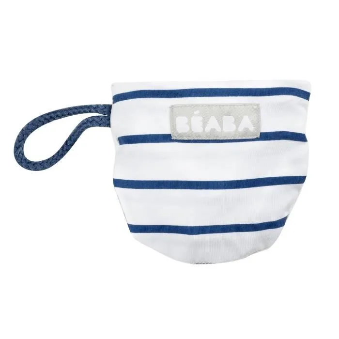 BEABA Bavoir coton rayures-3