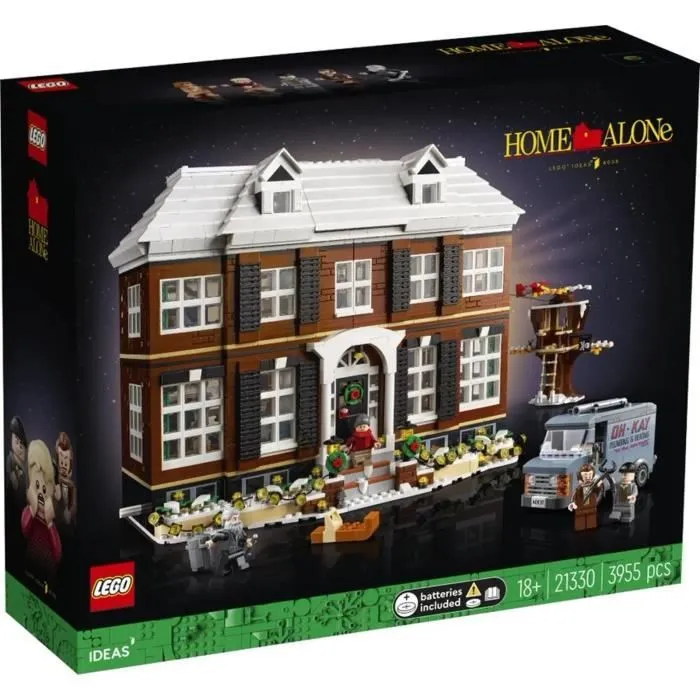 LEGO® 21330 Ideas Maman, J’ai Raté L’Avion ! Set pour Adultes, Maquette Maison Kevin McCallister à Construire avec 5 Figurines-0