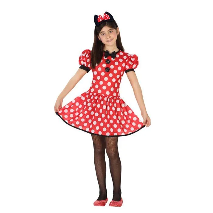 Déguisement miss souris à pois fille-0