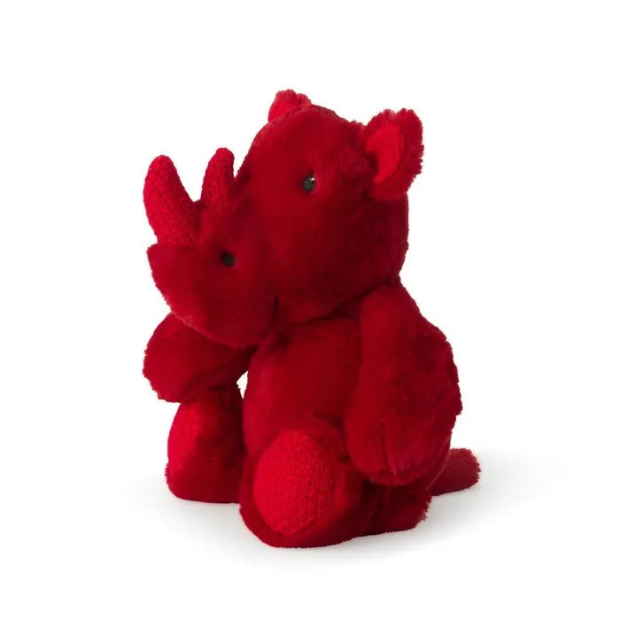 WWF - Peluche Rira le rhino rouge 29 cm - TOOPIZ-1