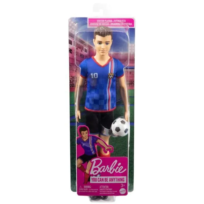 Barbie - Ken Footballeur - Poupée Mannequin - Dès 3 ans-4