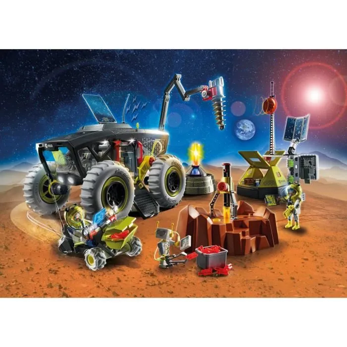 PLAYMOBIL - 70888 - Space - Unité mobile spatiale avec astronautes et navette-2