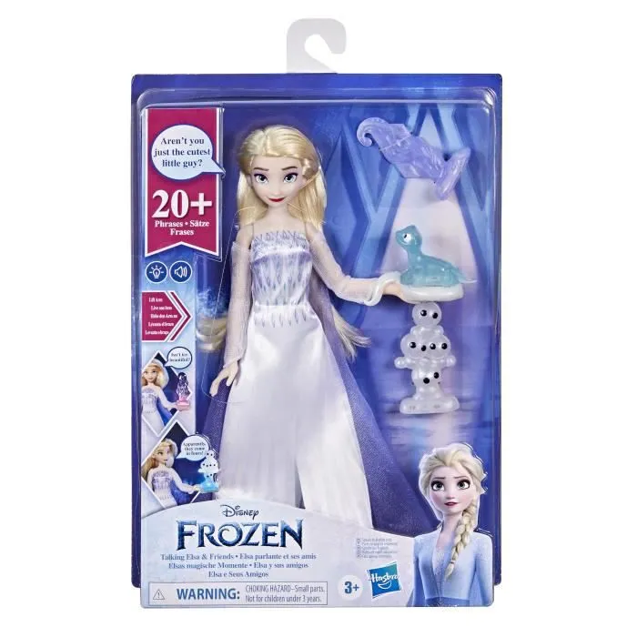 Poupée - SEGWAY - La Reine des neiges 2 - Elsa parlante - 3 accessoires lumineux-1