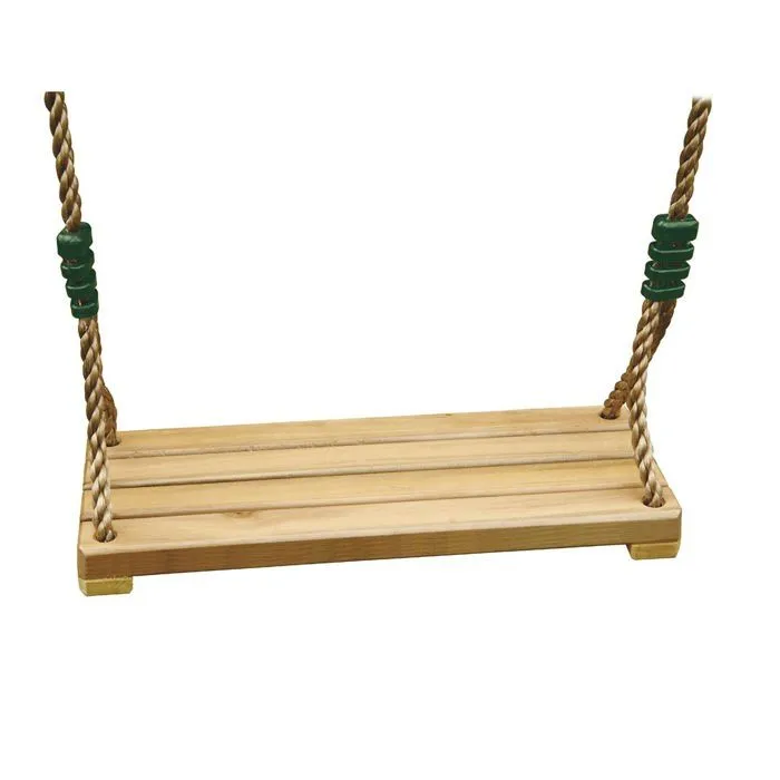 Balançoire bois pour portique 3 m - 3,5 m Luxe Trigano-0