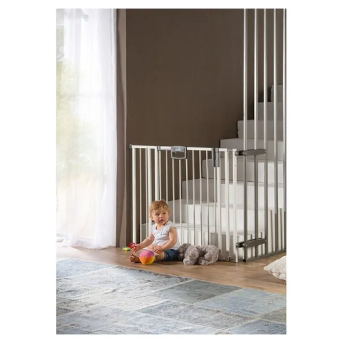 Barrière de porte et d'escalier Easylock Plus en métal à fixer par pression 84,5 cm - 92,5 cm-5