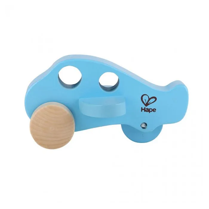 Avion Jouet Pour Enfant En Bois - Hape - Le Petit Avion - Multicolore - Bleu - Mixte-1