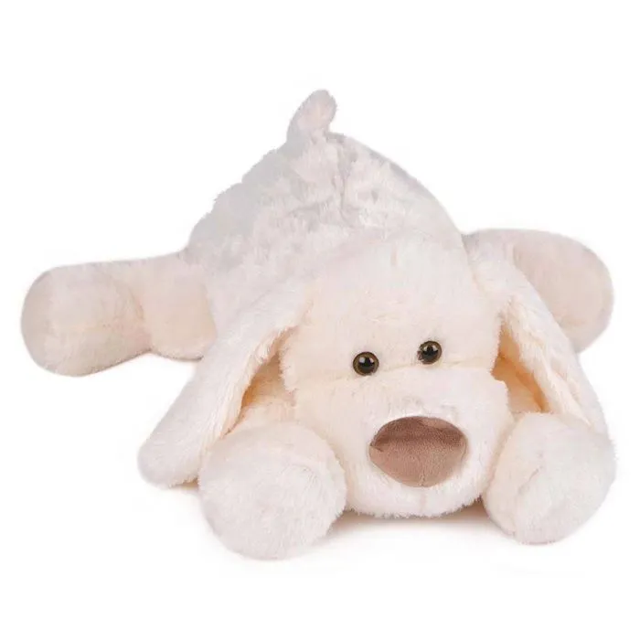 Peluche Chien Cookie - Histoire d'Ours - 50 cm - Blanc - Jouet en peluche-1