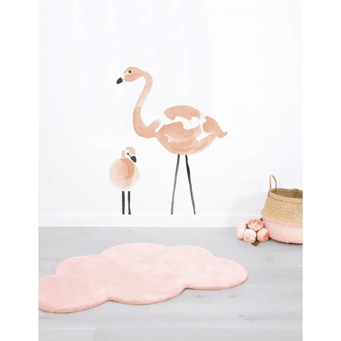 Sticker Lilipinso Flamands Roses 64 x 85 cm-2