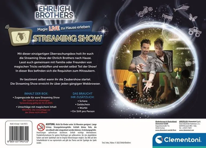 Jeu de magie - kit magie Clementoni - 59272 - Clemen Streaming Show-1