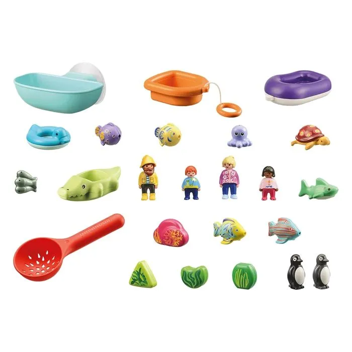 Calendrier de l'Avent - PLAYMOBIL - 123 71086 - Jouets de bain - 24 pièces - À partir de 18 mois-2