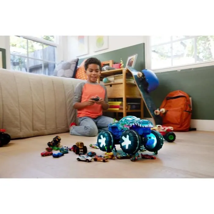 Hot Wheels Monster Trucks-Mega-Wrex-Véhicule télécommandé échelle 1/15 JBD90-5