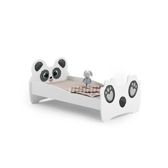 Lit enfant "PANDA" 160x80cm + matelas + sommier-0