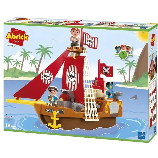 Bateau pirate - Jeu de construction - A partir de 18 mois - ABRICK-2