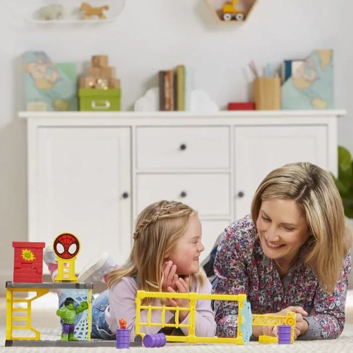 Hasbro Spidey et Ses Amis Extraordinaires, Chantier de déconstruction, Jouet Hulk pour Enfants à partir de 3 Ans-3