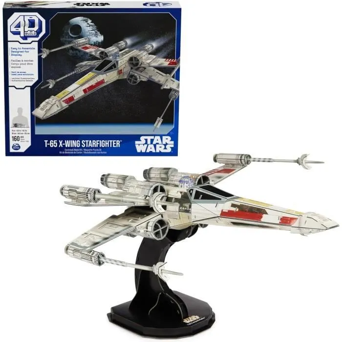 Star Wars - CHASSEUR X-WING - Maquette 4D à construire - 28 cm-0