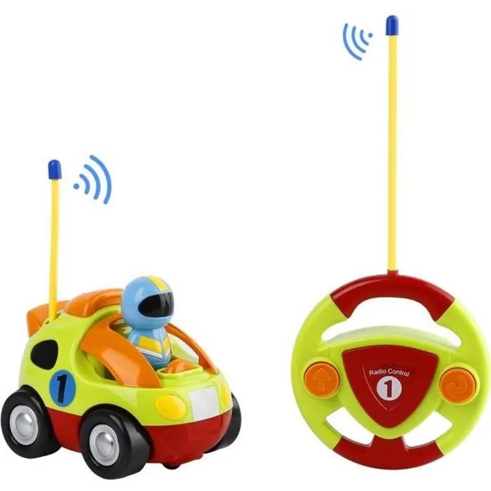 Voiture Télécommandée RC Camion de Police/Course - Marque - Modèle - Vert - Mixte - 3 ans - Intérieur-0