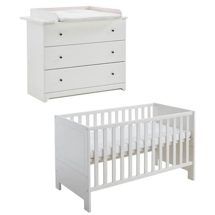 Ensemble de meubles lit bébé-0