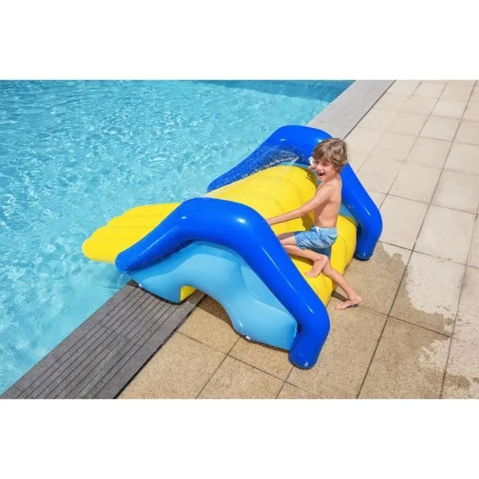 Toboggan gonflable géant - BESTWAY - 52453 - 247 x 124 x 100 cm - 3 ans et + - 75 kg-3