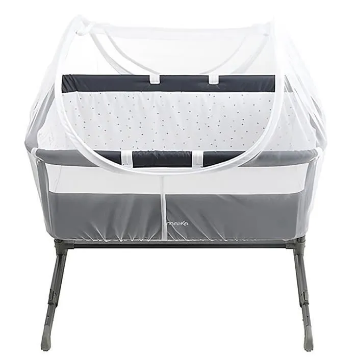 Maïka Moustiquaire Berceau et Cododo, zippée, tissu en maille filet-1