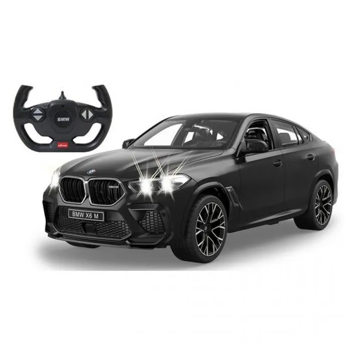 Voiture electrique Jamara - 402122 - BMW X6 M 1:14 2,4 GHz Pare-Brise Transparent, éclairage LED, Voiture RC-0