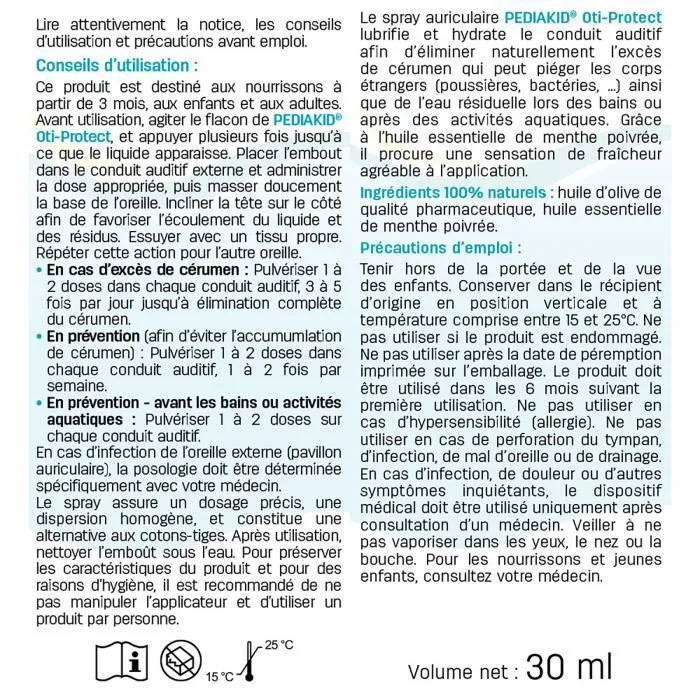 PEDIAKID - Oti-Protect - Spray Auriculaire - Hygiène Oreille-1