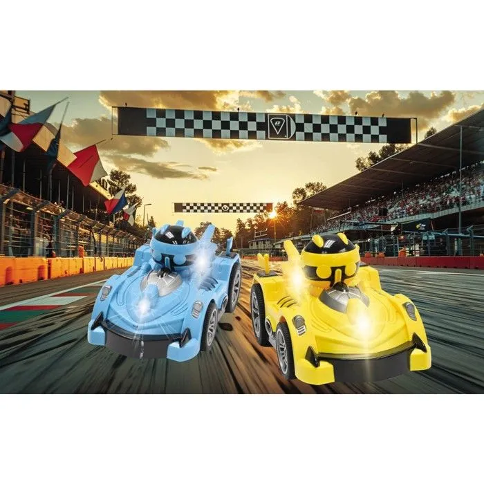 Crosslander® BUMPER – Set 2 voitures Bumper avec 2 figurines amovibles avec effets de lumières et sons-1