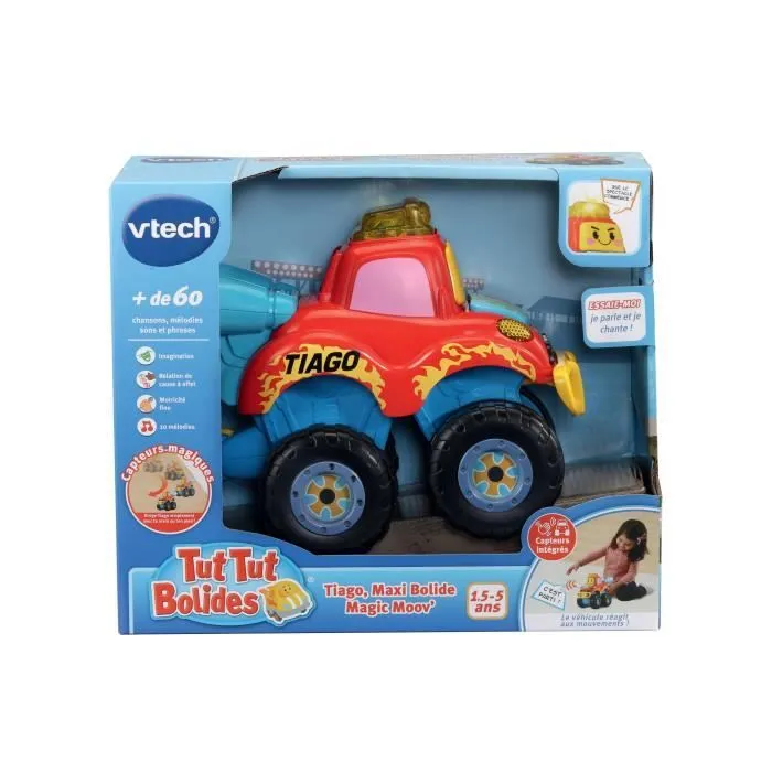 VTECH - Tut Tut Bolides - Tiago, Maxi Bolide Magic Moov'-2