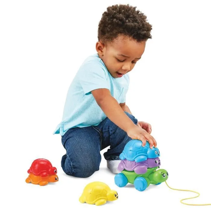 VTECH-FAMILLE EMPILO TORTUE (PLASTIQUE REUTILISE)-4