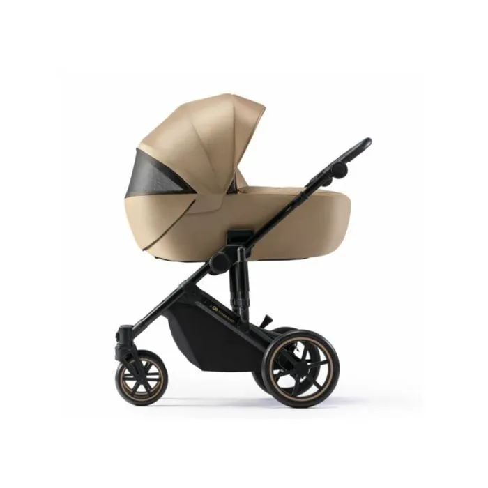 Poussette 2 en 1 Combinée - KINDERKRAFT PRIME2 - jusqu'à 22 kg - avec Nacelle spacieuse - Large plage de réglage - Beige-0