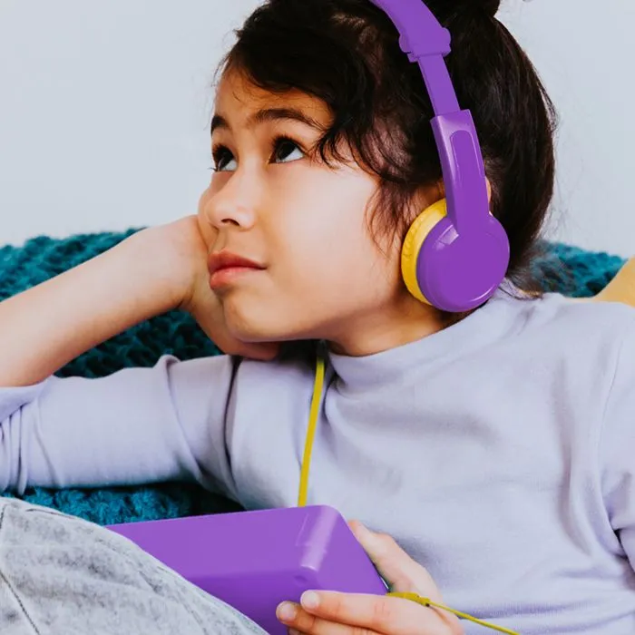 Casque audio - Lunii - Octave - Violet - Pliable - Volume limité à 85 dB-3