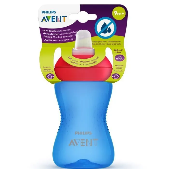 PHILIPS AVENT SCF802/01 Tasse à Bec Souple Bleu - 300ml-1